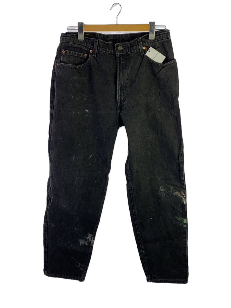 【中古】Levi’s◆ボトム/USA製/90s/34/デニム/BLK/560-0260【メンズウェア】