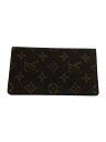 【中古】LOUIS VUITTON◆アジェンダ・ポッシュ_モノグラム・キャンバス_BRW/PVC/BRW/総柄/メンズ【服飾雑貨他】