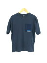 【中古】HELLY HANSEN◆Tシャツ/L/コットン/NVY/無地【メンズウェア】
