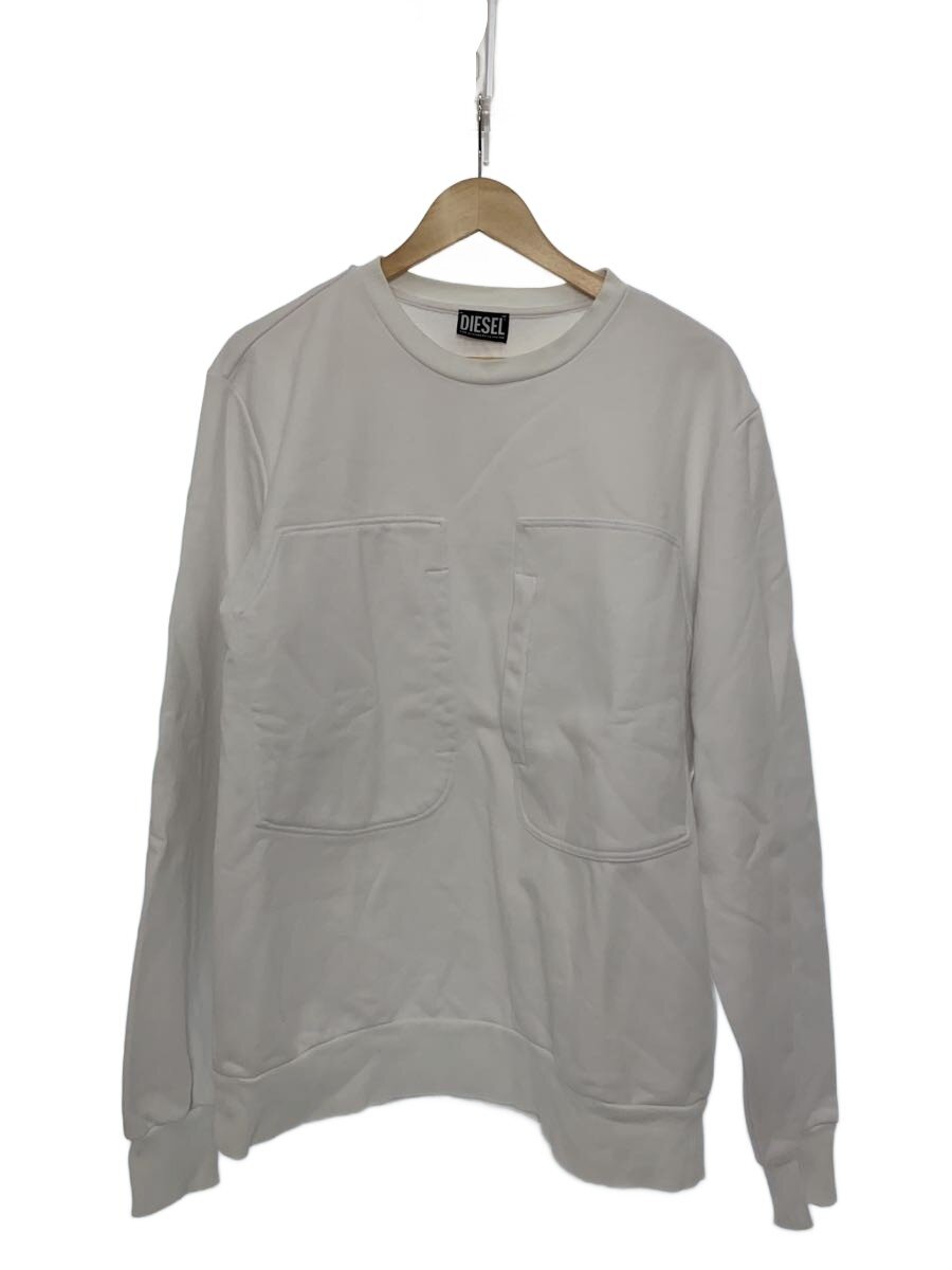 【ブランド】DIESEL 【ブランドカナ】［イリョウ／フクショク］ディーゼル 【型番】 【程度】B 【サイズ】XL 【メインカラー】ホワイト 【素材・生地】コットン 【キーワード】　　 2026/08/26 セカンドストリート鈴鹿白子店【5094】【中古】DIESEL◆スウェット/XL/コットン ブランド DIESEL 型番 カラー ホワイト 柄 素材・生地 コットン>色・素材について サイズ XL>サイズ表示について 実寸（cm） 【ジャケット】 肩幅：49.5 / 身幅：62.5 / 着丈：66.5 / 袖丈：69.5 / ゆき：95.5 【その他】 その他サイズ：/ 商品は　セカンドストリート鈴鹿白子店の店頭にて販売しております。商品に関するお問合わせは、お電話(TEL:059-392-5852)にて、問合わせ番号：2347970503062をお伝えください。 配送方法やお支払い方法に関するお問い合わせは、サポートセンターまでご連絡をお願いします。 ※お電話の対応は営業時間内のみとなります。お問い合わせフォームでお問い合わせの際はご注文番号をご記入下さい この商品に関する出品店舗からのコメント 多少の使用感がありますが、十分お使いいただけるお品物でございます。店頭にて同時陳列しているため、掲載時と状態が異なる場合がございます。予めご了承ください。その他気になる点がございましたらお気軽にお問い合わせくださいませ。