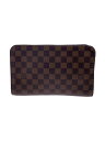 【中古】LOUIS VUITTON◆サンルイ_ダミエ・エベヌ_BRW/PVC/BRW【バッグ】