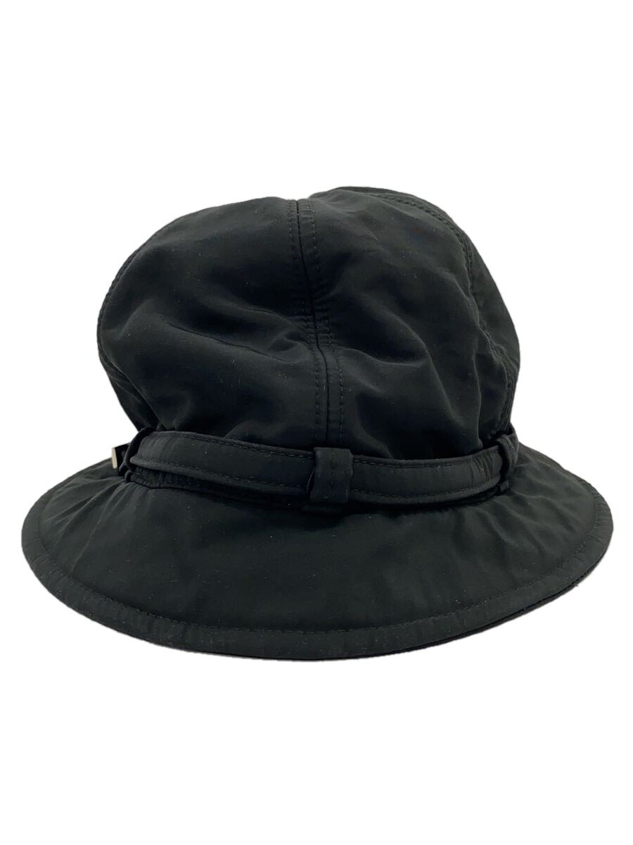 【中古】BOTTEGA VENETA◆ヘッドウェア/L/コットン/BLK/レディース【服飾雑貨他】
