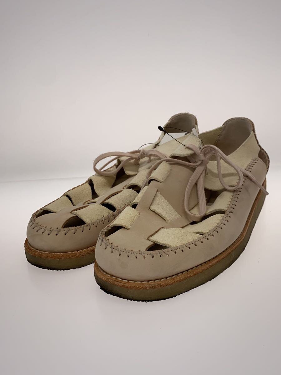 【中古】Clarks◆サンダル/26cm/BEG/スウェード//【シューズ】