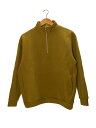 【中古】UNITED ARROWS green label relaxing◆ソフトダンボール長袖ジップハイネックプルオーバー/M/キャメル/3212-175-2499【メンズウェア】