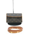【中古】LOUIS VUITTON◆ポシェット・フロランティーヌ_モノグラム_BRW/PVC/BRW//【バッグ】