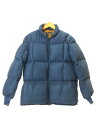 【中古】EDDIE BAUER◆60s/日の出タグ/涙TALON/ダウンジャケット/M/BLU【メンズウェア】