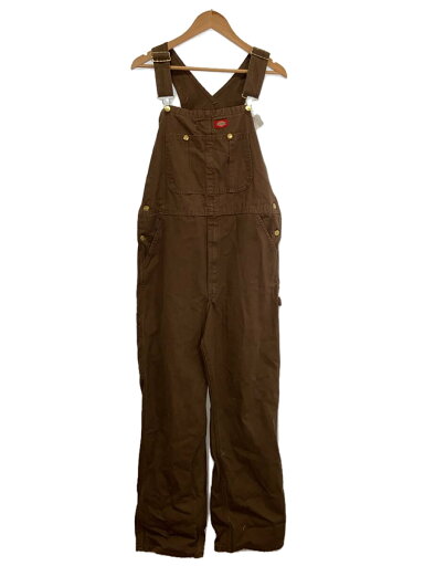【中古】DICKIES◆オーバーオール/32/コットン/BRW/無地【メンズウェア】 【中古】DICKIES◆オーバーオール/32/コットン/BRW/無地【メンズウェア】