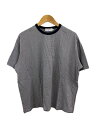 【中古】Graphpaper◆Tシャツ/1/コットン/BLK/ボーダー/GU231-70321B//【メンズウェア】