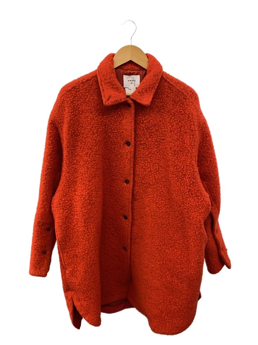 AMERI◆NAPPING WOOL SHIRT JACKET/ジャケット/M/ウール/ORN/01320661040