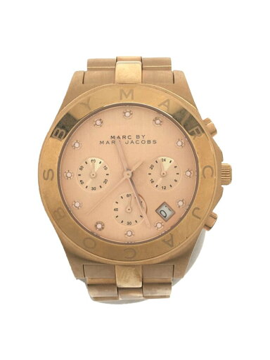 【中古】MARC BY MARC JACOBS◆クォーツ腕時計/アナログ/ゴールド/ゴールド/MBM3102//【服飾雑貨他】 【中古】MARC BY MARC JACOBS◆クォーツ腕時計/アナログ/ゴールド/ゴールド/MBM3102//【服飾雑貨他】