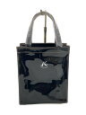 【中古】KitamuraK2◆yokohama/トートバッグ/エナメル/BLK/無地/小傷有【バッグ】(4)