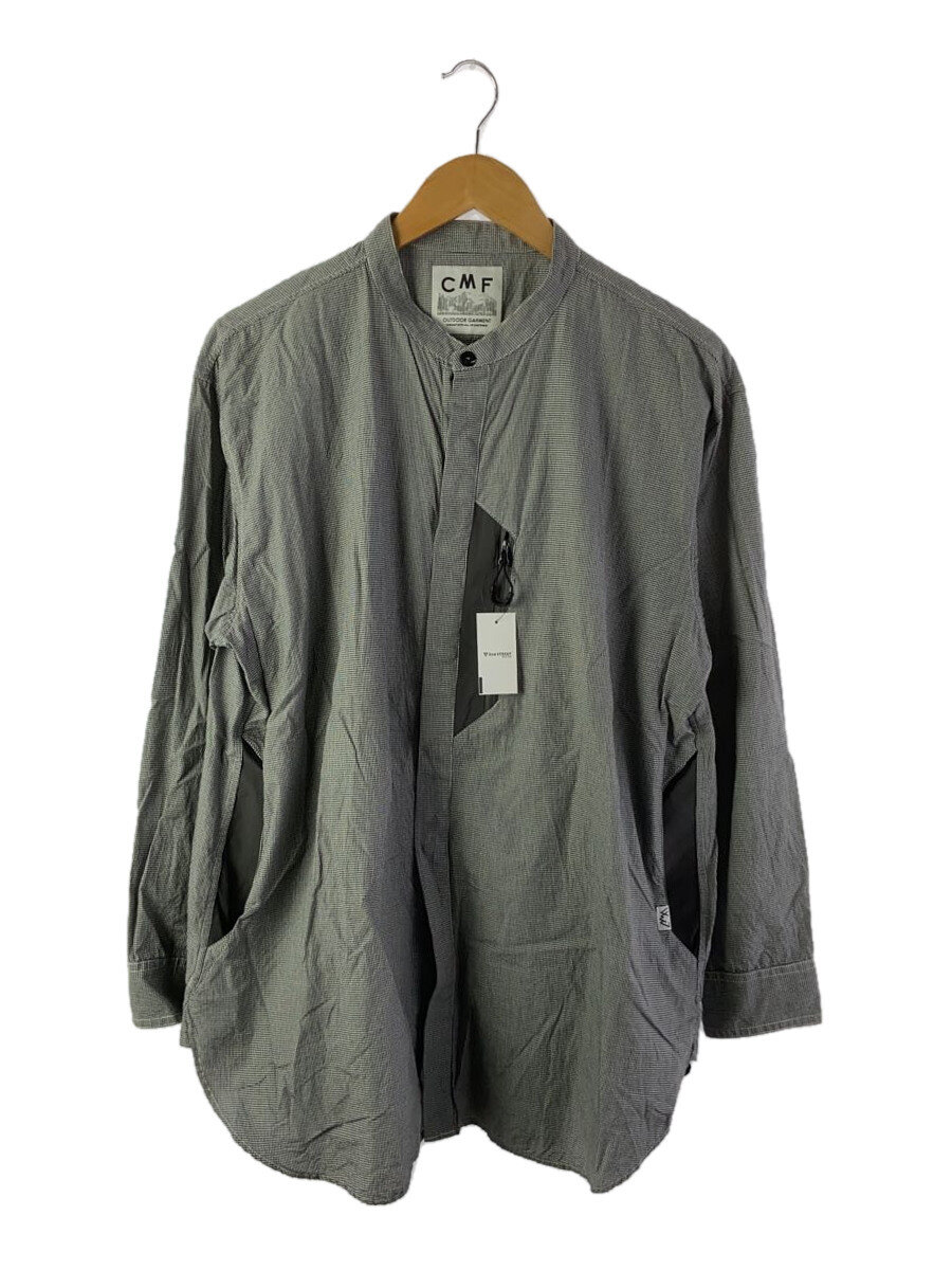 【中古】COMFY OUTDOOR GARMENT◆長袖シャツ/M/コットン/GRY/チェック/CMF2301-CS04【メンズウェア】