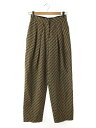【中古】STELLAMcCARTNEY◆ストレートパンツ/38/コットン/CML/総柄/640064【レディースウェア】