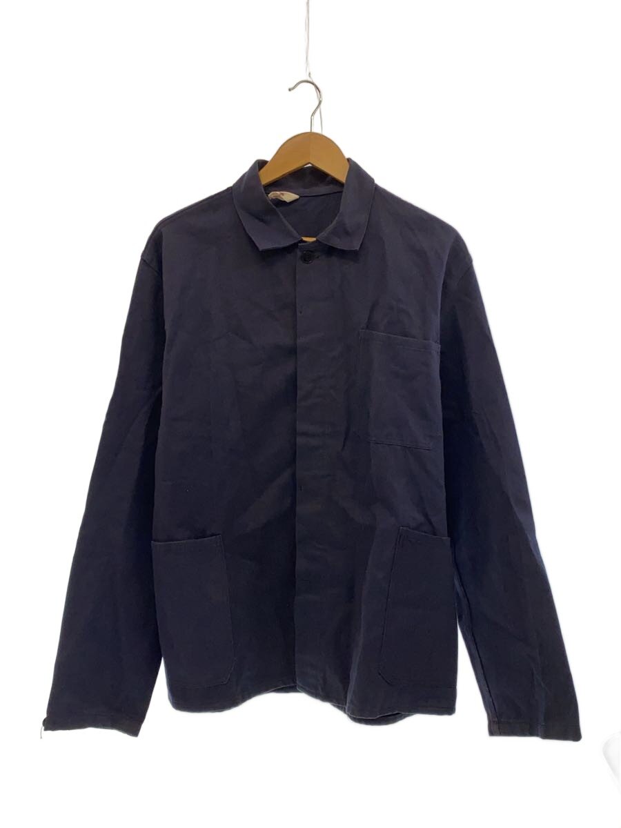 SANFOR◆French Vintage/比翼/カバーオール/ブルー