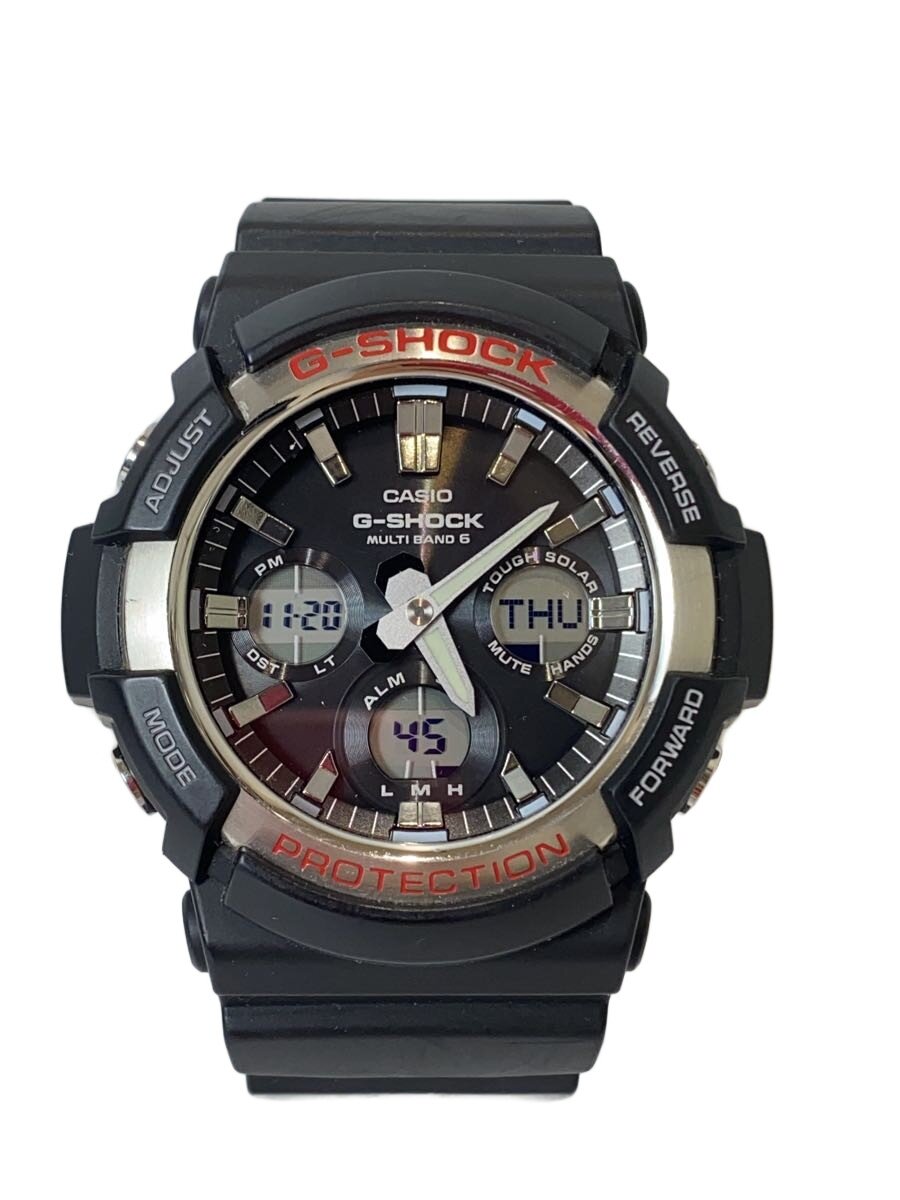 【中古】CASIO◆ソーラー腕時計・G-SHOCK/デジアナ/ラバー【服飾雑貨他】
