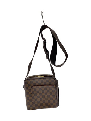【中古】LOUIS VUITTON◆オラフPM_ダミエ・エベヌ_BRW/PVC/BRW【バッグ】 【中古】LOUIS VUITTON◆オラフPM_ダミエ・エベヌ_BRW/PVC/BRW【バッグ】