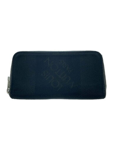 【中古】LOUIS VUITTON◆ポルト・フォイユ・ロン・ジッペ_ダミエ・ジェアン_BLK/ナイロン/BLK/メンズ【服飾雑貨他】 【中古】LOUIS VUITTON◆ポルト・フォイユ・ロン・ジッペ_ダミエ・ジェアン_BLK/ナイロン/BLK/メンズ【服飾雑貨他】