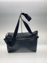 【中古】LOUIS VUITTON◆アポロ・メッセンジャーMM_ダミエ・アンフィニ_BLK/レザー/BLK【バッグ】