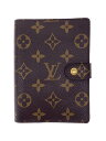 【中古】LOUIS VUITTON◆アジェンダPM_モノグラム_BRW/PVC/BRW/モノグラム/レディース//【服飾雑貨他】