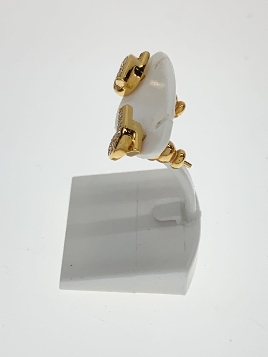 【中古】Salvatore Ferragamo◆ガンチーニピアス/メッキ/GLD/レディース/青サビ有【...