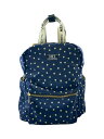 【中古】MEI◆リュック/--/NVY/ドット【バッグ】