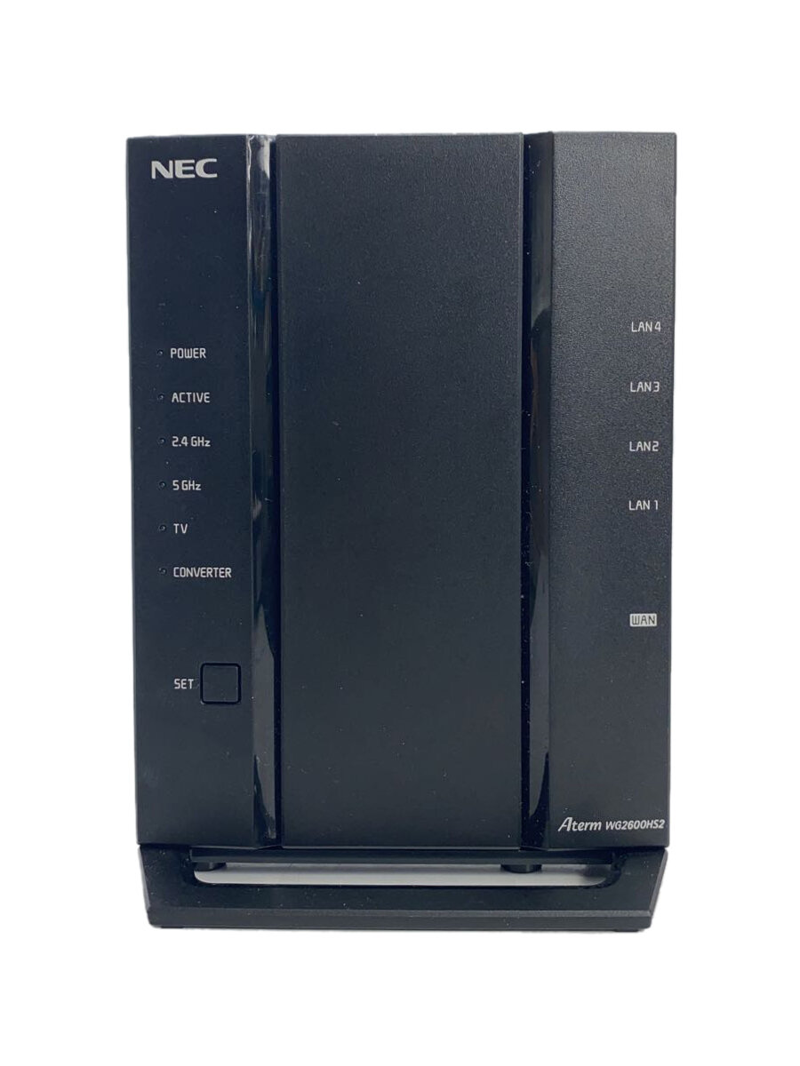 【中古】NEC◆無線LANルーター(Wi-Fiルーター) PA-WG2600HS2【パソコン】