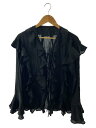 【中古】JOURNAL STANDARD◆24aw/ライトクロスラッフルブラウス/FREE/BLK/無地/24051400711030//【レディースウェア】(4)