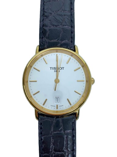 【中古】TISSOT◆腕時計/アナログ/--/ホワイト/ブラック【服飾雑貨他】 【中古】TISSOT◆腕時計/アナログ/--/ホワイト/ブラック【服飾雑貨他】