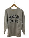 【中古】Champion◆スウェット/XXL/コットン/グレー/REVERSE WEAVE/kean college/リバース/USA製【メンズウェア】