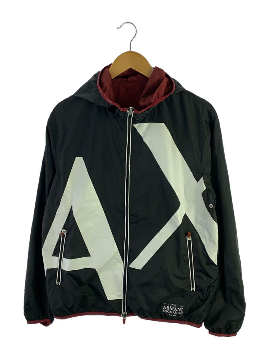 【中古】ARMANI EXCHANGE◆ナイロンジャケット/S/ナイロン/BLK【メンズウェア】