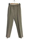 【中古】MM6◆ストレートパンツ/40/コットン/BEG/チェック/18AW/S52KA0167【レディースウェア】