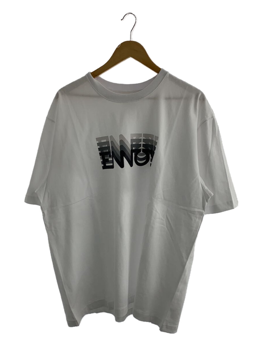 【中古】ENNOY◆Tシャツ/XL/コットン/WHT/SS23BRENCT07NTL【メンズウェア】