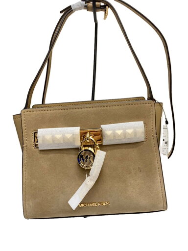 【中古】MICHAEL KORS◆ショルダーバッグ/スウェード/CML/無地【バッグ】 【中古】MICHAEL KORS◆ショルダーバッグ/スウェード/CML/無地【バッグ】