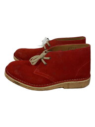 【中古】Hawkins◆チャッカブーツ/42/RED/スウェード/HL60016【シューズ】