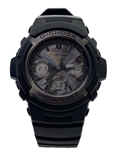 【中古】CASIO◆ソーラー腕時計・G-SHOCK/デジアナ/ラバー/BLK/BLK【服飾雑貨他】 【中古】CASIO◆ソーラー腕時計・G-SHOCK/デジアナ/ラバー/BLK/BLK【服飾雑貨他】