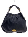【中古】MULBERRY◆トートバッグ/レザー/BLK/無地/565321【バッグ】
