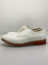 【中古】SANDERS◆シューズ/UK8/WHT/レザー【シューズ】