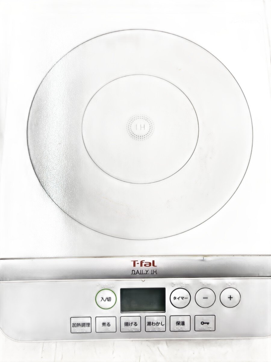 美品【通電確認済】T-faL ティファール Daily IHコンロ 卓上IH調理器 IH2021JP ホワイト 1400w 本箱・取扱説明書付き 【糸島市内 送料無料】250305-4 dショッピング |T-fal ティファール 卓上IH調理器 デイリーIH ホワイト