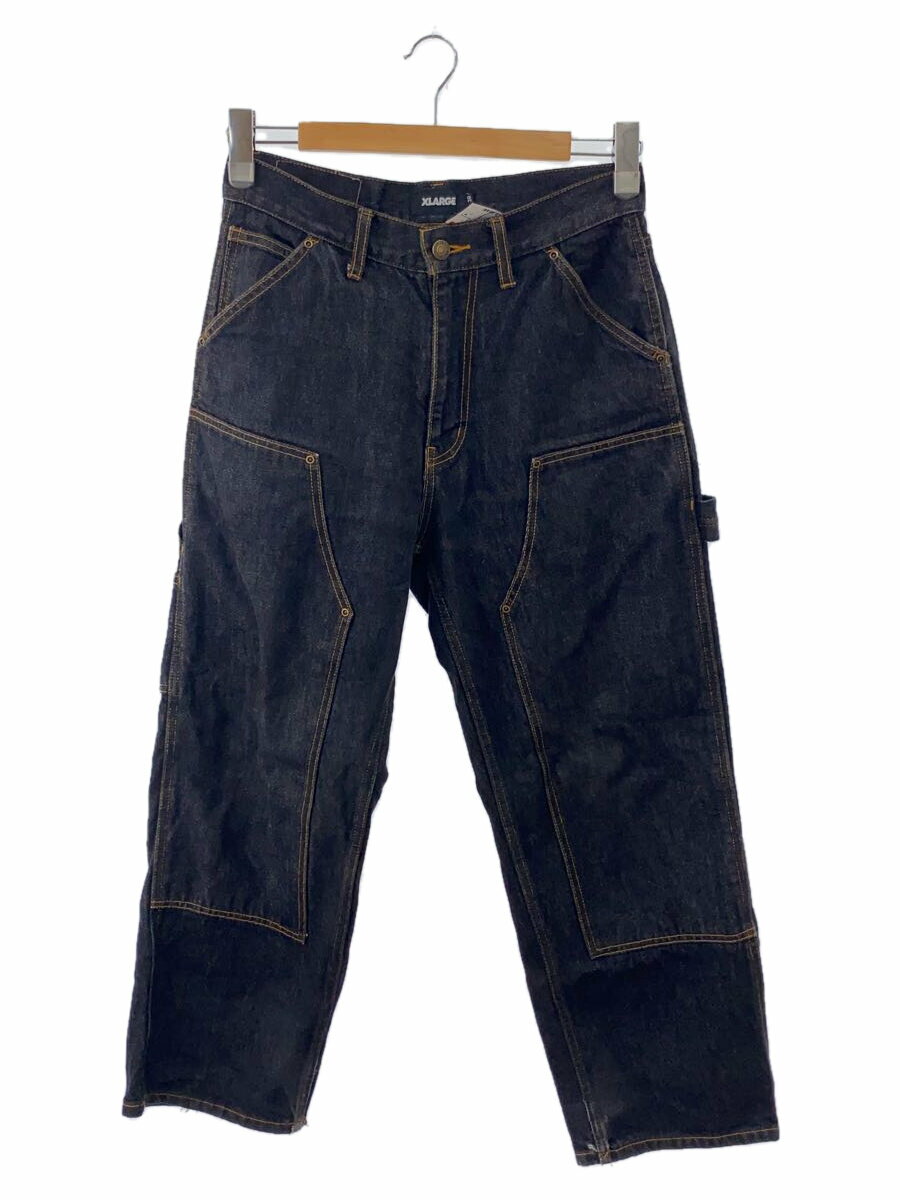 【中古】X-LARGE◆DENIM WORK PANT/ダブルニー/ボトム/30/コットン/インディゴ/101221031006【メンズウェア】