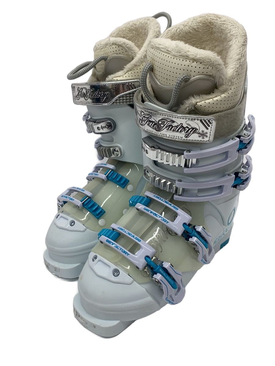 【中古】GEN◆スキーブーツ/25.5cm/WHT/FLORA A//【スポーツ】