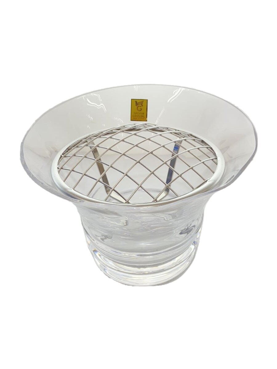 【中古】KAGAMI CRYSTAL◆フラワーベース【キッチン用品】