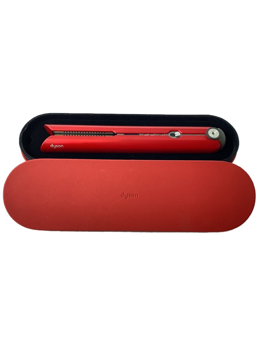 【中古】dyson◆ヘアアイロン Dyson Corrale レッド/ブライトニッケル【家電・ビジュアル・オーディオ】