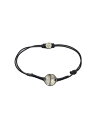 【中古】PEACEMINUSONE◆PMO STRING BRACELET/ブレスレット/BLK/メンズ【服飾雑貨他】