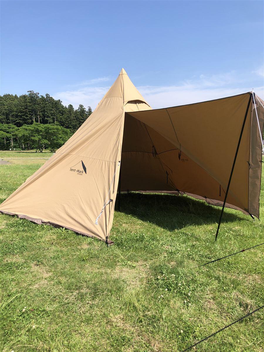 【中古】tent-Mark DESINGNS◆テント/ワンポール/キャメル/TM-200180/サーカスTC DX MID＋【スポーツ】
