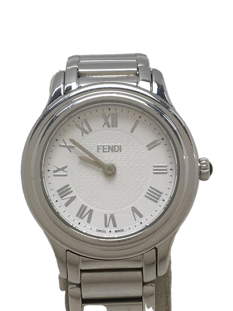 ORIS - 【中古】FENDI◆クォーツ腕時計/アナログ/ステンレス/WHT/SLV/004-25000L【服飾雑貨他】