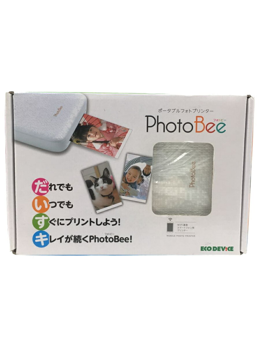 【中古】ECO DEVICE◆プリンタ PhotoBee EPHP-100W [WHITE]/フォトプリンタ/未使用品【パソコン】