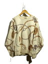 【中古】A BATHING APE◆スウェット/XL/コットン/キャメル/総柄/001swj801003m【メンズウェア】