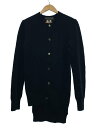 【中古】COMME des GARCONS HOMME PLUS◆13aw/カーディガン(厚手)/S/ウール/BLK/無地/ブラック//【メンズウェア】