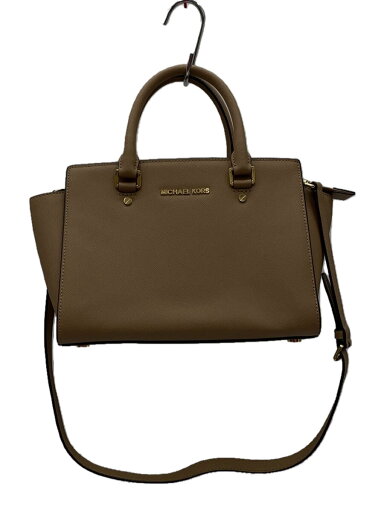 【中古】MICHAEL KORS◆ショルダーバッグ/レザー/BRW/無地/30S3GLMS2L【バッグ】 【中古】MICHAEL KORS◆ショルダーバッグ/レザー/BRW/無地/30S3GLMS2L【バッグ】