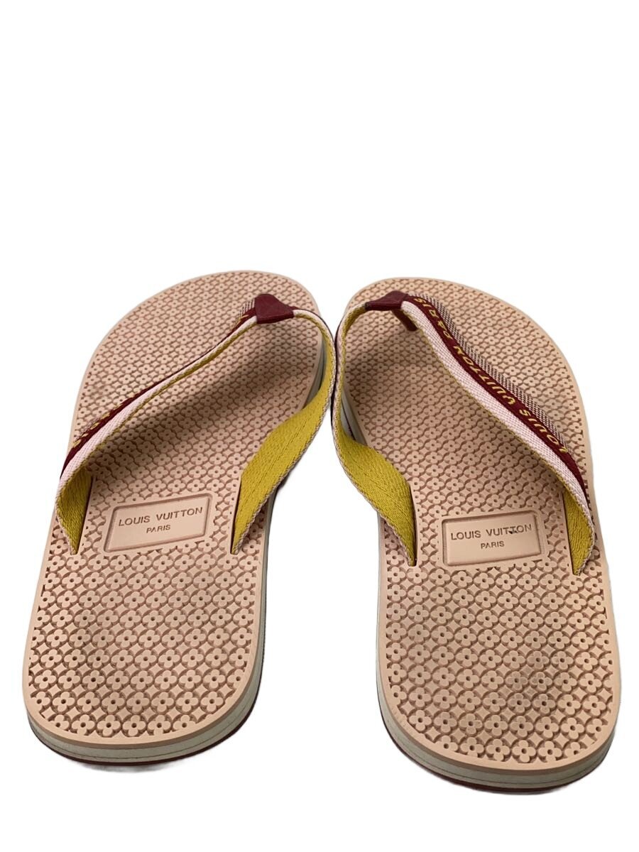 【中古】LOUIS VUITTON◆ビーチサンダル/--/PNK【シューズ】